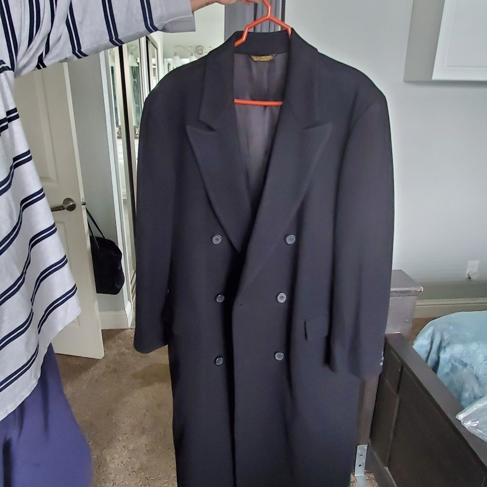 B.W. Harris trench trench type wool coat